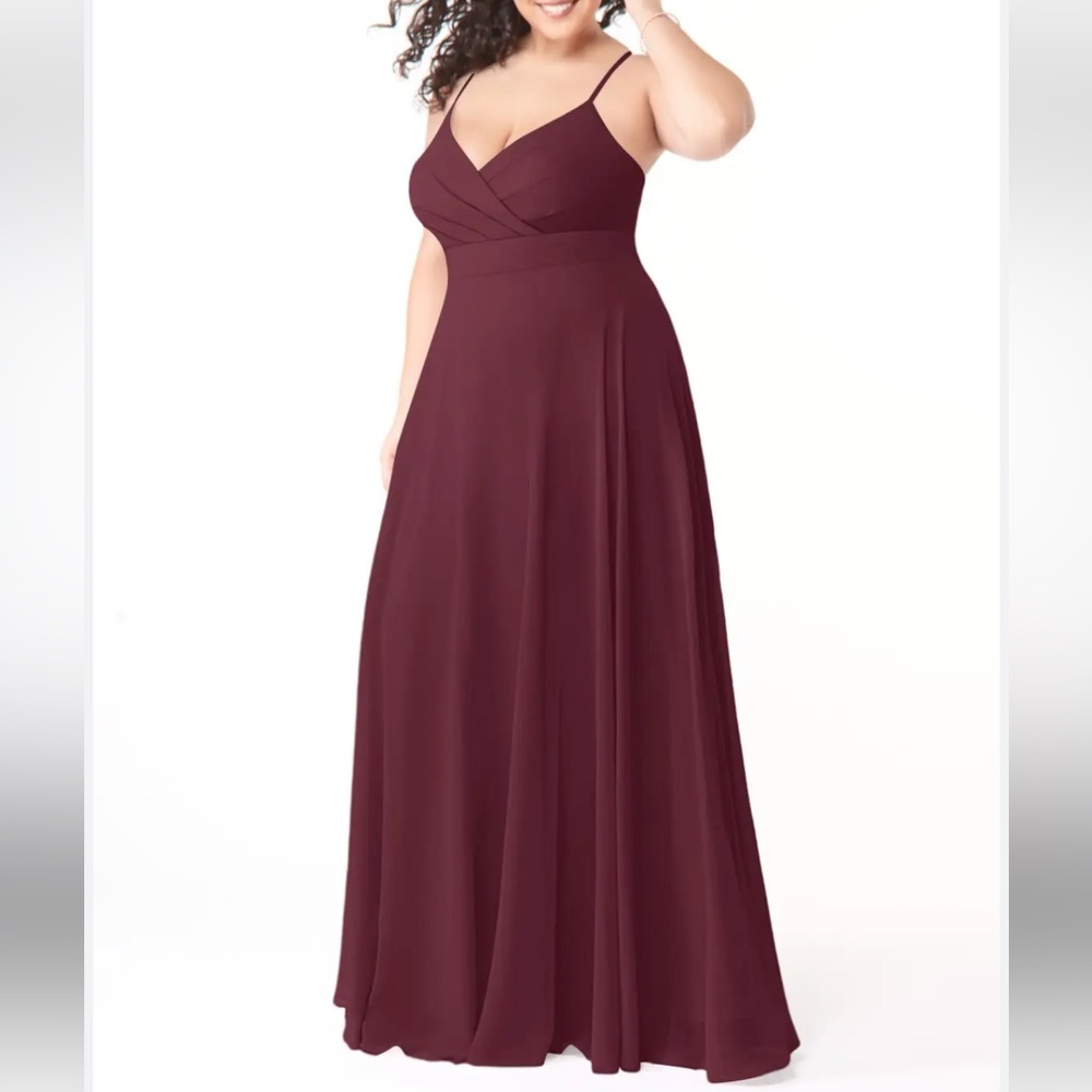 Lulu's Deep Burgundy Maxi Dress